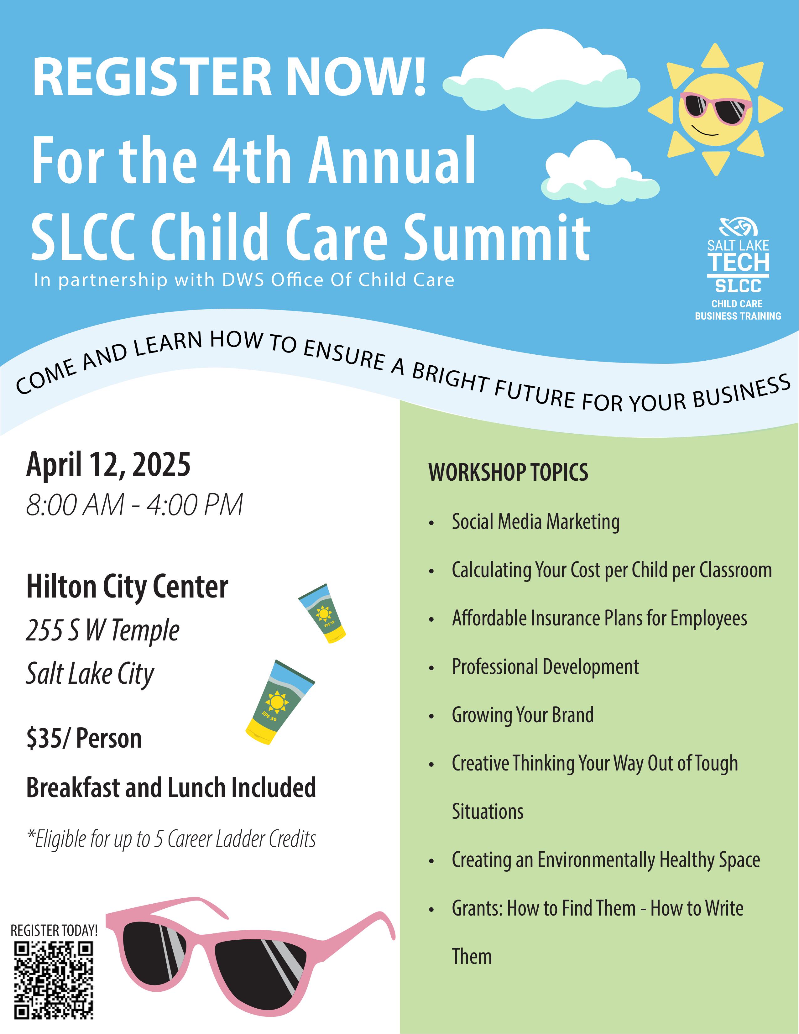 child care summit 2024 flyer