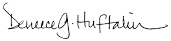 Deneece Huftalin signature