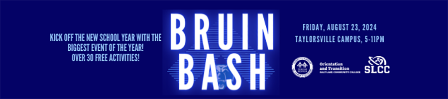 Bruin Bash: Kick off the new school year with the biggest event of the year! Over 30 Free Activities!